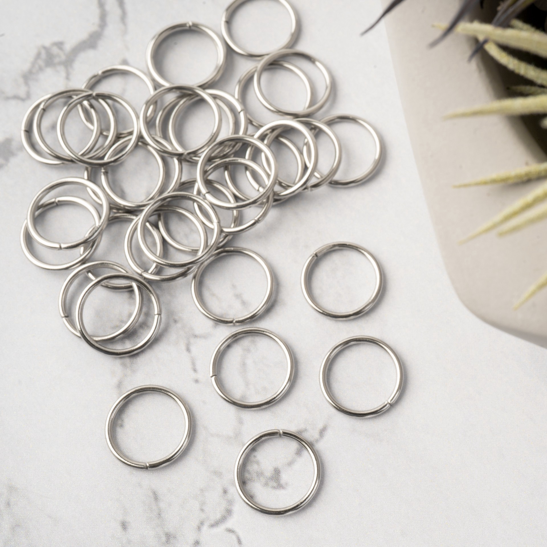 slide 2 of 3, 12mm Jump Rings, 35ct. By Bead Landing, 12mm