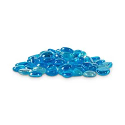 Imagitarium Ocean Blue Glass Gem Aquarium Gravel Accent Mix