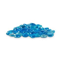 Imagitarium Ocean Blue Glass Gem Aquarium Gravel Accent Mix