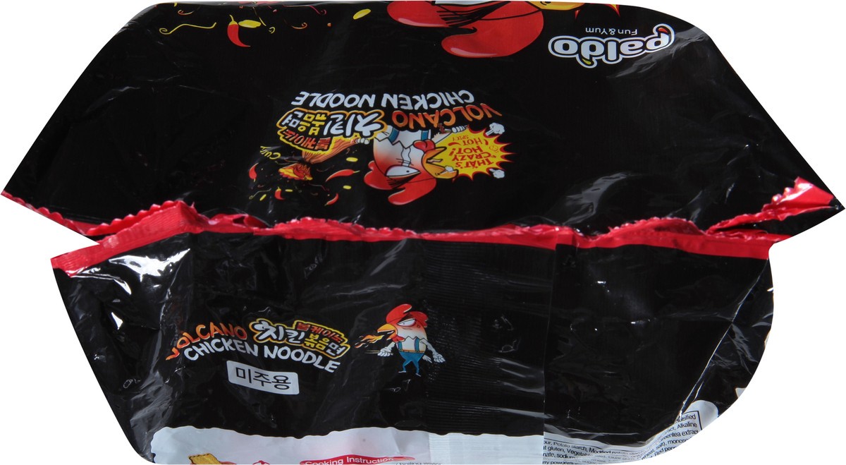 slide 6 of 9, Paldo Volcano Chicken Noodles Bag 4 - 4.93 oz (140 g) Bags, 4 ct