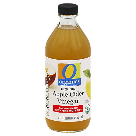 slide 1 of 1, O Organics Organic Vinegar Apple Cider, 16 fl oz