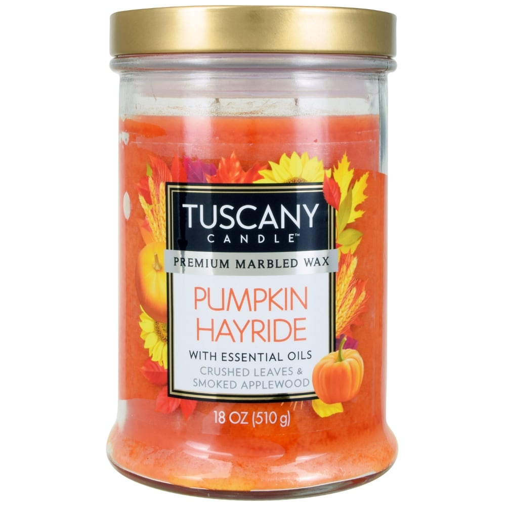 slide 1 of 1, Tuscany Candle Scented Candle - Pumpkin Hayride, 18 oz