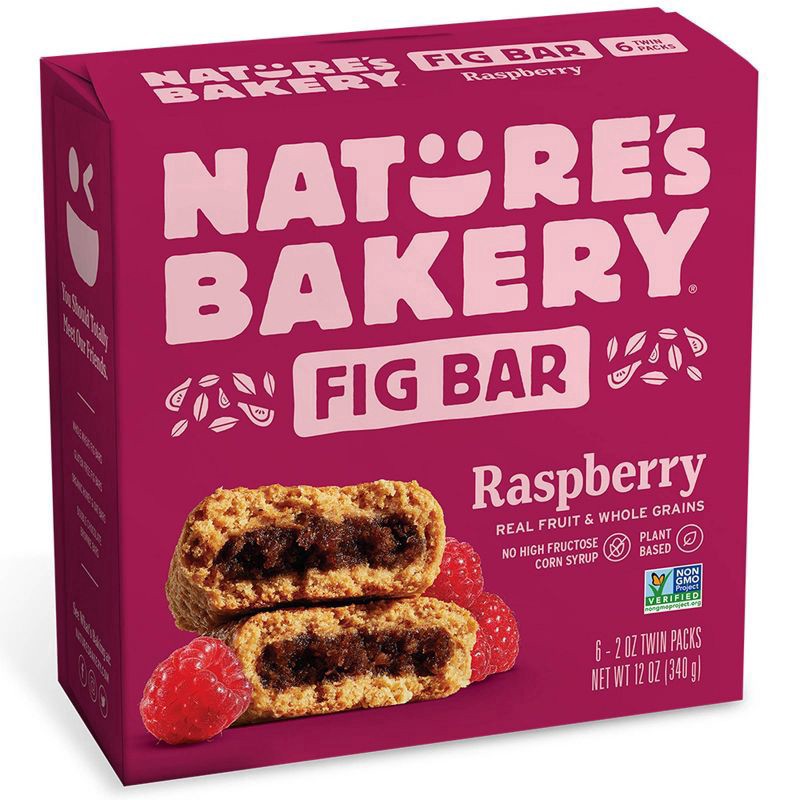 slide 1 of 3, Nature's Bakery Raspberry Fig Bar - 6ct, 6 ct
