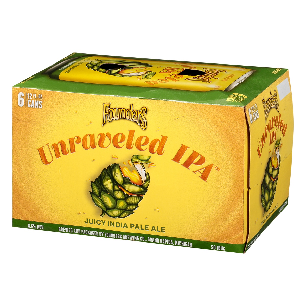 slide 3 of 8, Founders Brewing Co. Founders Brewing Company Unraveled IPA, 6 ct; 12 oz