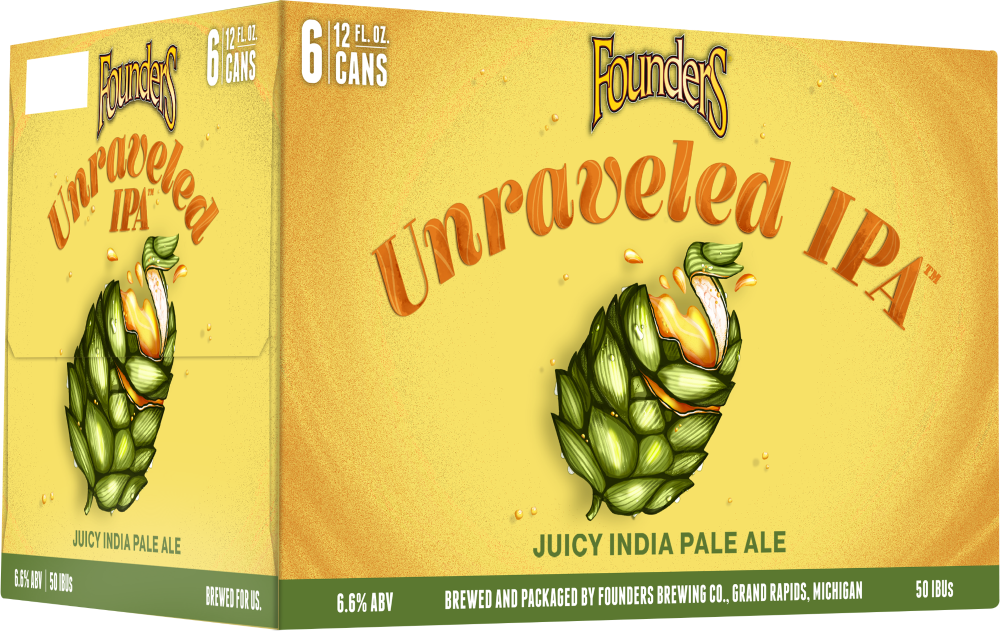 slide 1 of 8, Founders Brewing Co. Founders Brewing Company Unraveled IPA, 6 ct; 12 oz
