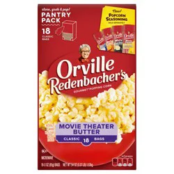 Orville Redenbacher''s Movie Theater Butter Microwave Popcorn, 3 oz. Classic Bag, 18 Count
