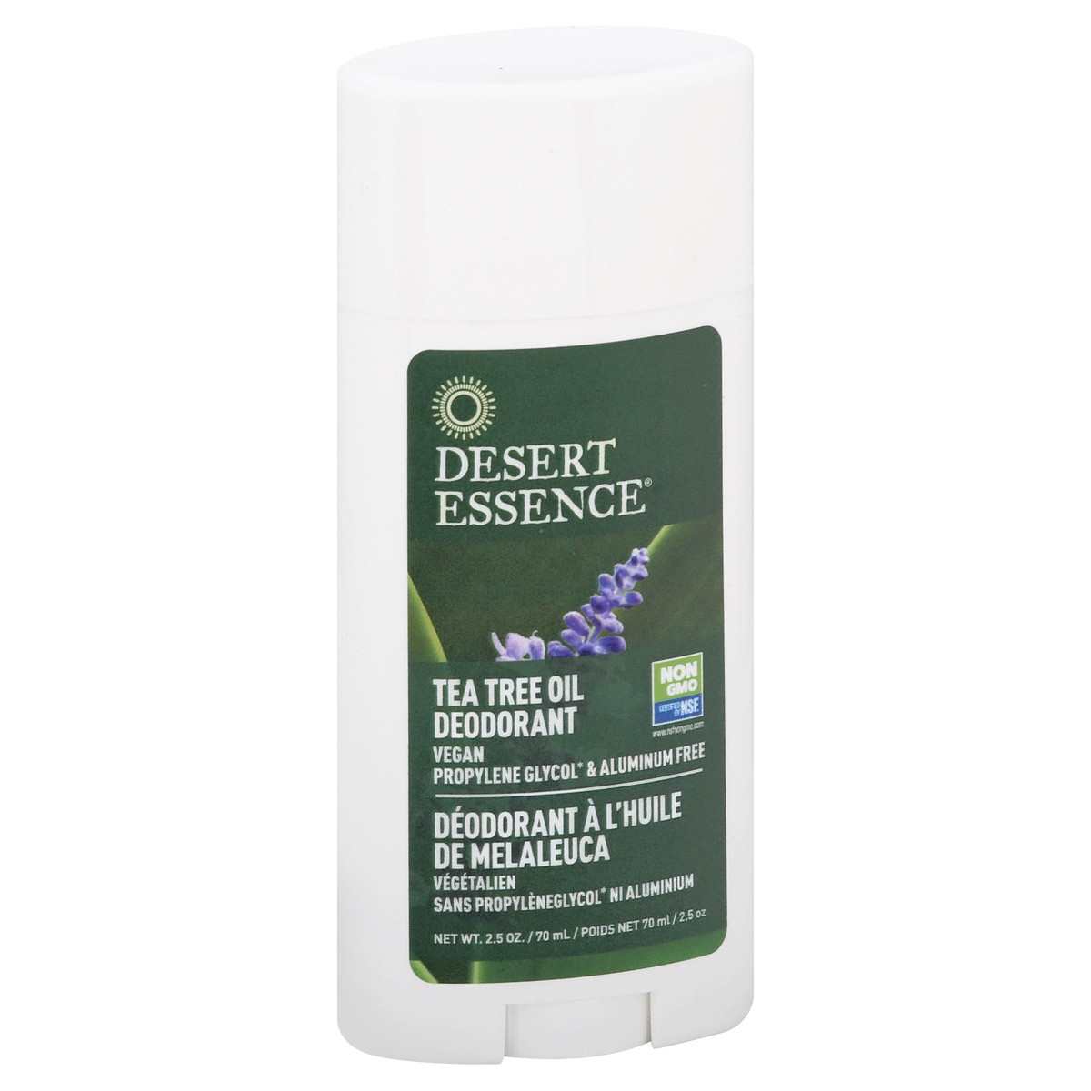 slide 2 of 9, Desert Essence Tea Tree Oil Deodorant, 2.5 oz