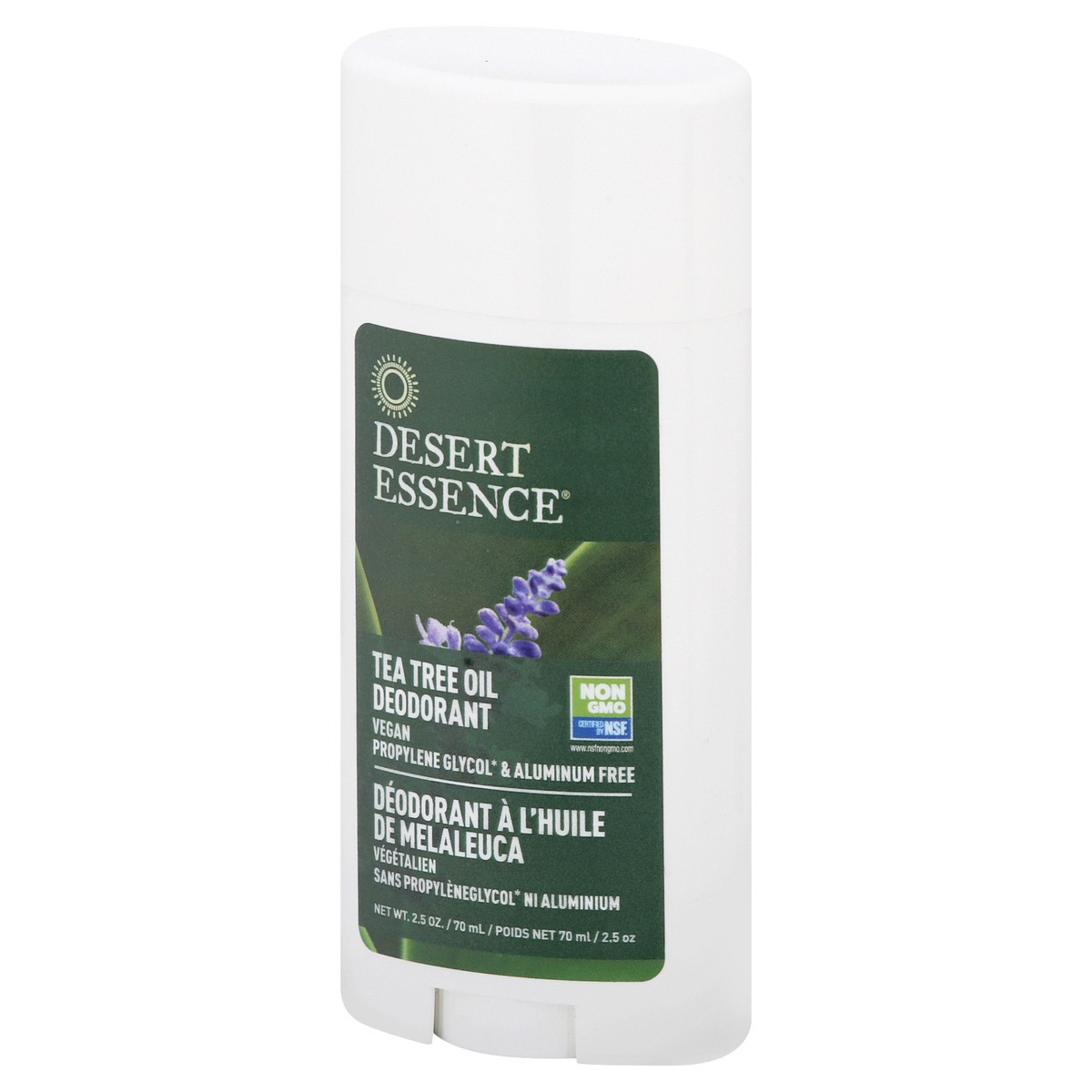 slide 3 of 9, Desert Essence Tea Tree Oil Deodorant, 2.5 oz