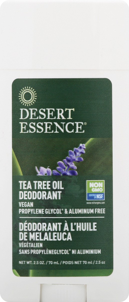 slide 6 of 9, Desert Essence Tea Tree Oil Deodorant, 2.5 oz