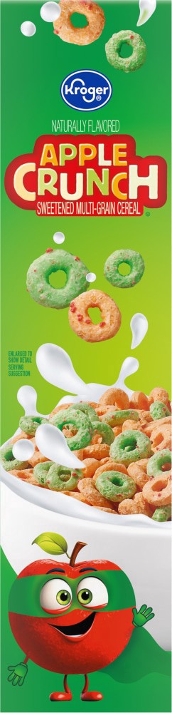 slide 3 of 5, Kroger Apple Crunch Cereal, 12.2 oz