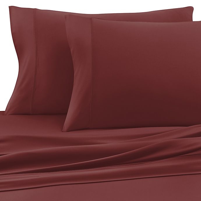 slide 1 of 1, SHEEX Experience Performance Fabric Standard Pillowcases - Burgundy, 2 ct