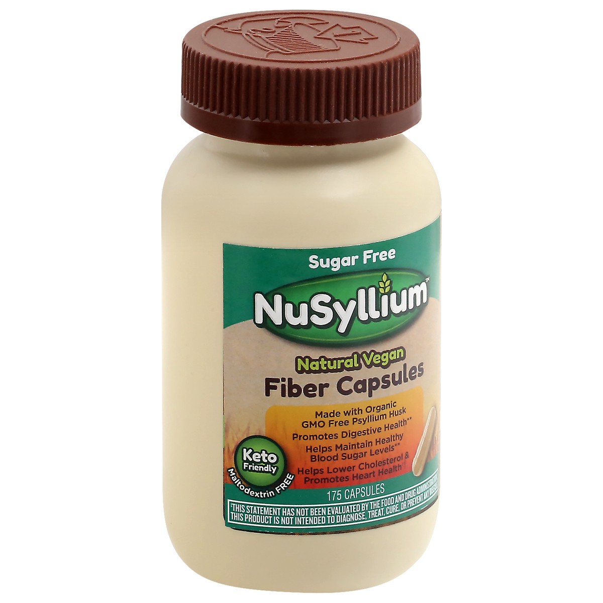 slide 4 of 12, NuSyllium Sugar Free Capsules Fiber 175 ea, 175 ct