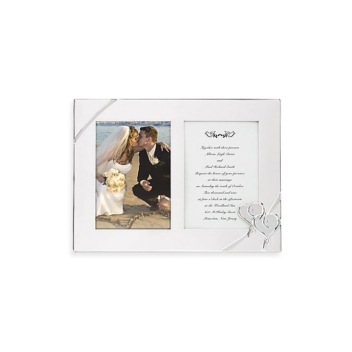 slide 1 of 1, Lenox True Love Double Invitation Frame, 1 ct