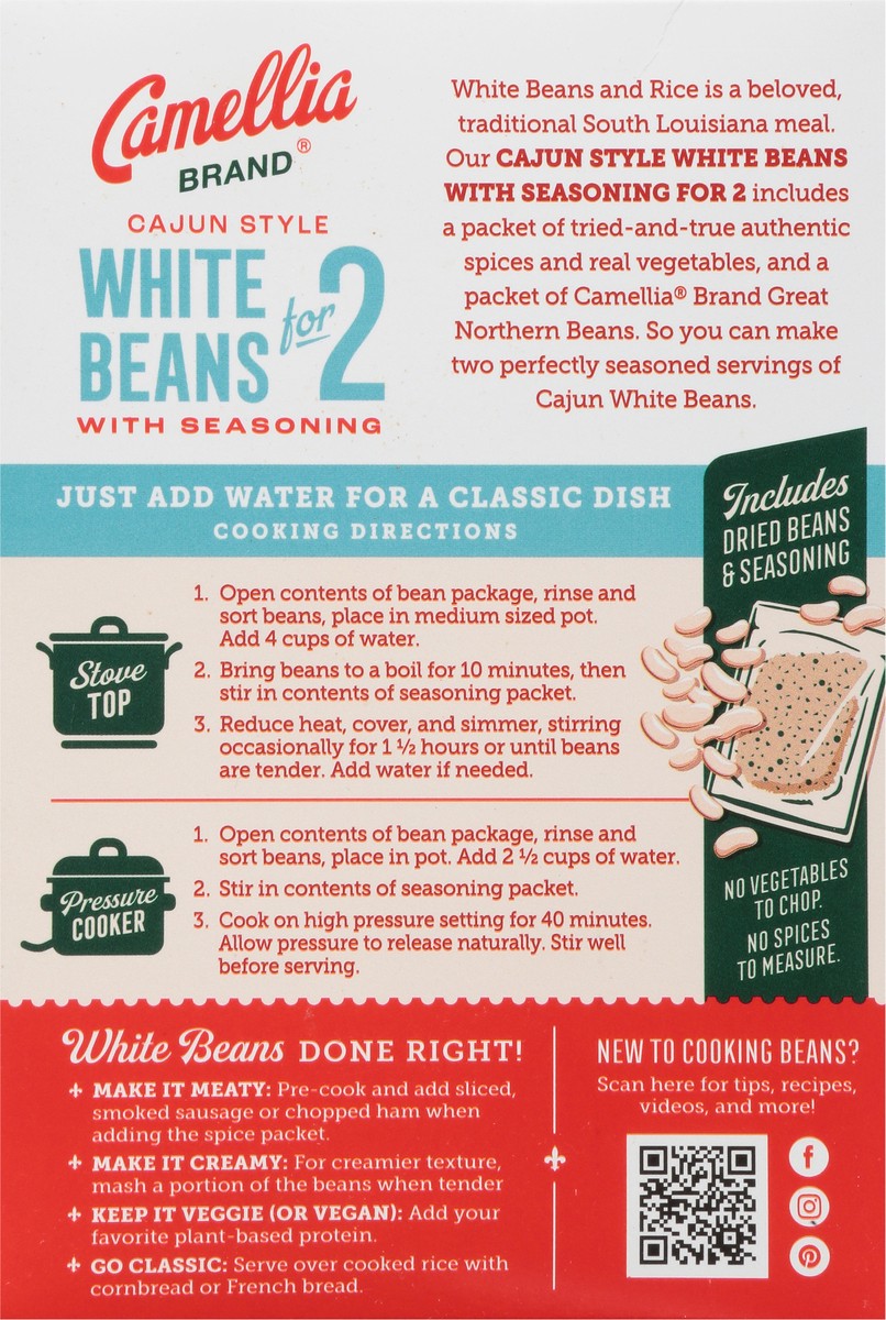 slide 7 of 13, Camellia Beans for 2 White Beans with 10 Spices & Seasoning 6.6 oz, 6.6 oz