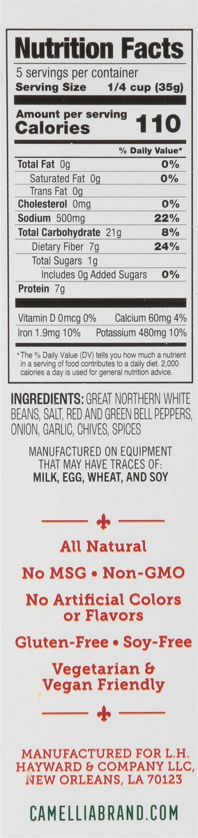 slide 3 of 13, Camellia Beans for 2 White Beans with 10 Spices & Seasoning 6.6 oz, 6.6 oz