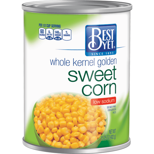 slide 1 of 1, Best Yet Whole Kernel Corn Low Sodium, 15.3 oz