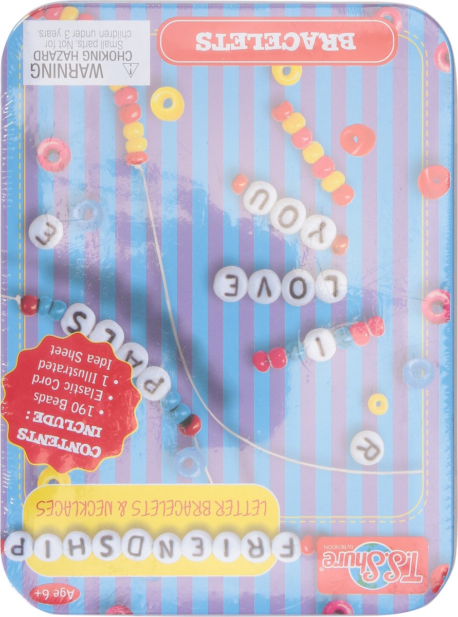 slide 4 of 9, T.S. Shure Friendship 6+ Letter Bracelets & Necklaces 1 ea, 1 ct