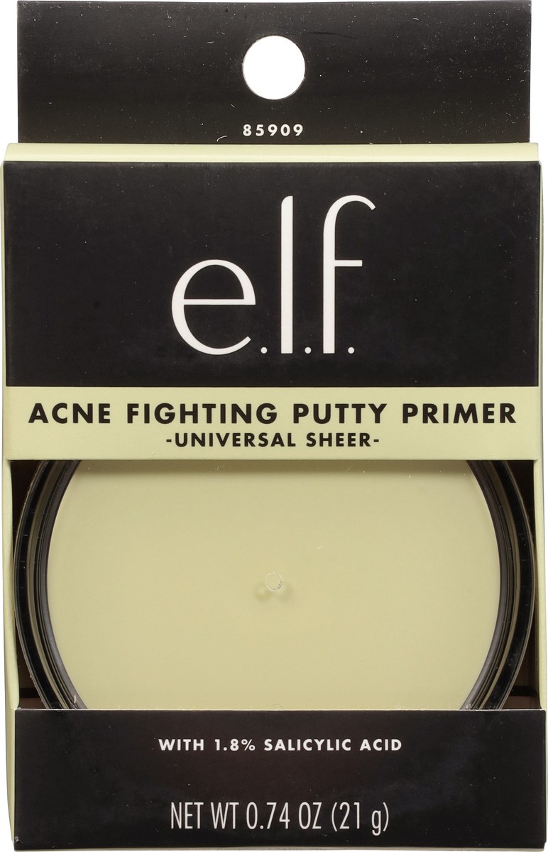 slide 8 of 9, e.l.f. Universal Sheer Acne Fighting Putty Primer 0.74 oz, 0.74 oz