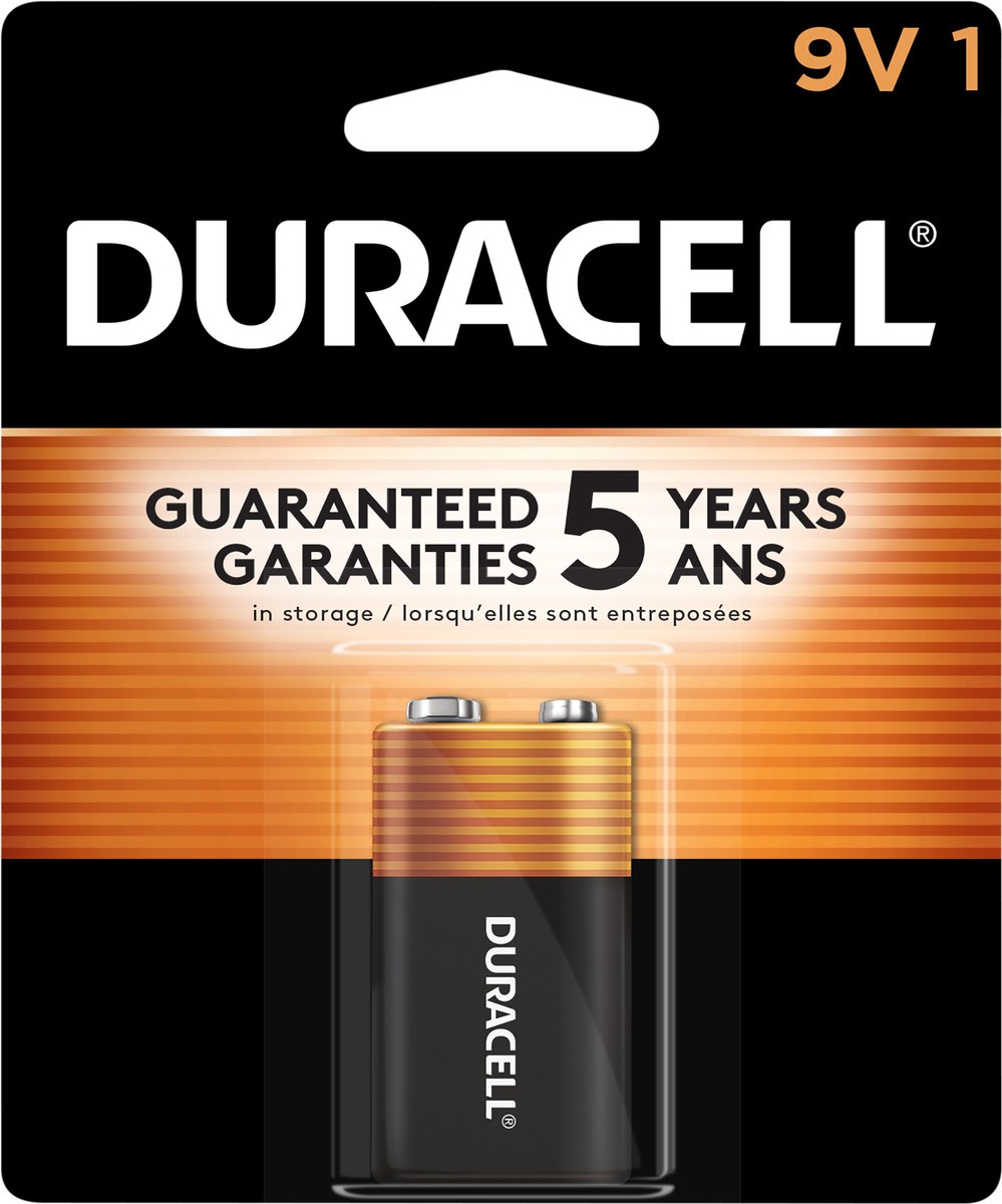 slide 3 of 3, Duracell 9Volt Battery, 1 ct