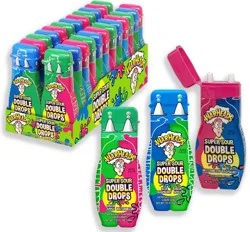 Warheads Double Drops Green Apple/Watermelon Super Sour Liquid Candy