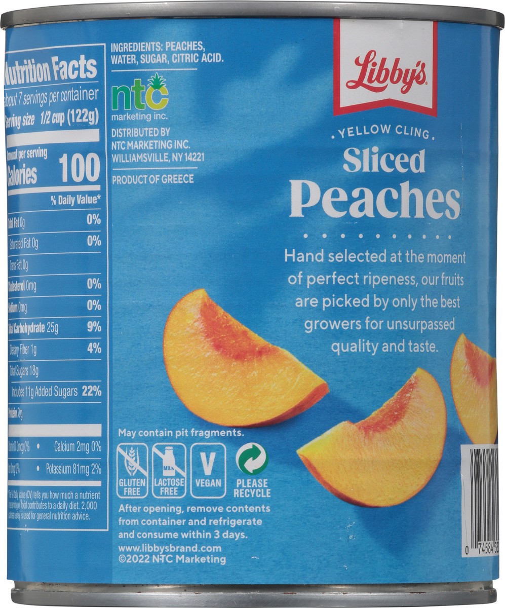 slide 12 of 15, Libby's Yellow Cling Sliced Peaches in Heavy Syrup 29 oz, 29 oz