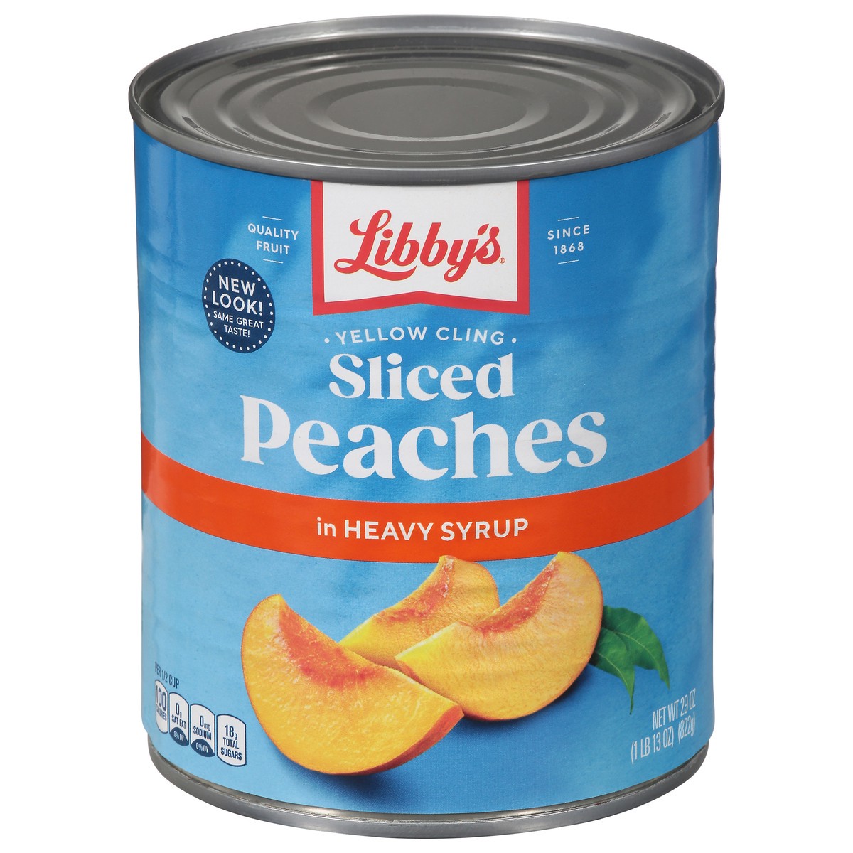 slide 10 of 15, Libby's Yellow Cling Sliced Peaches in Heavy Syrup 29 oz, 29 oz