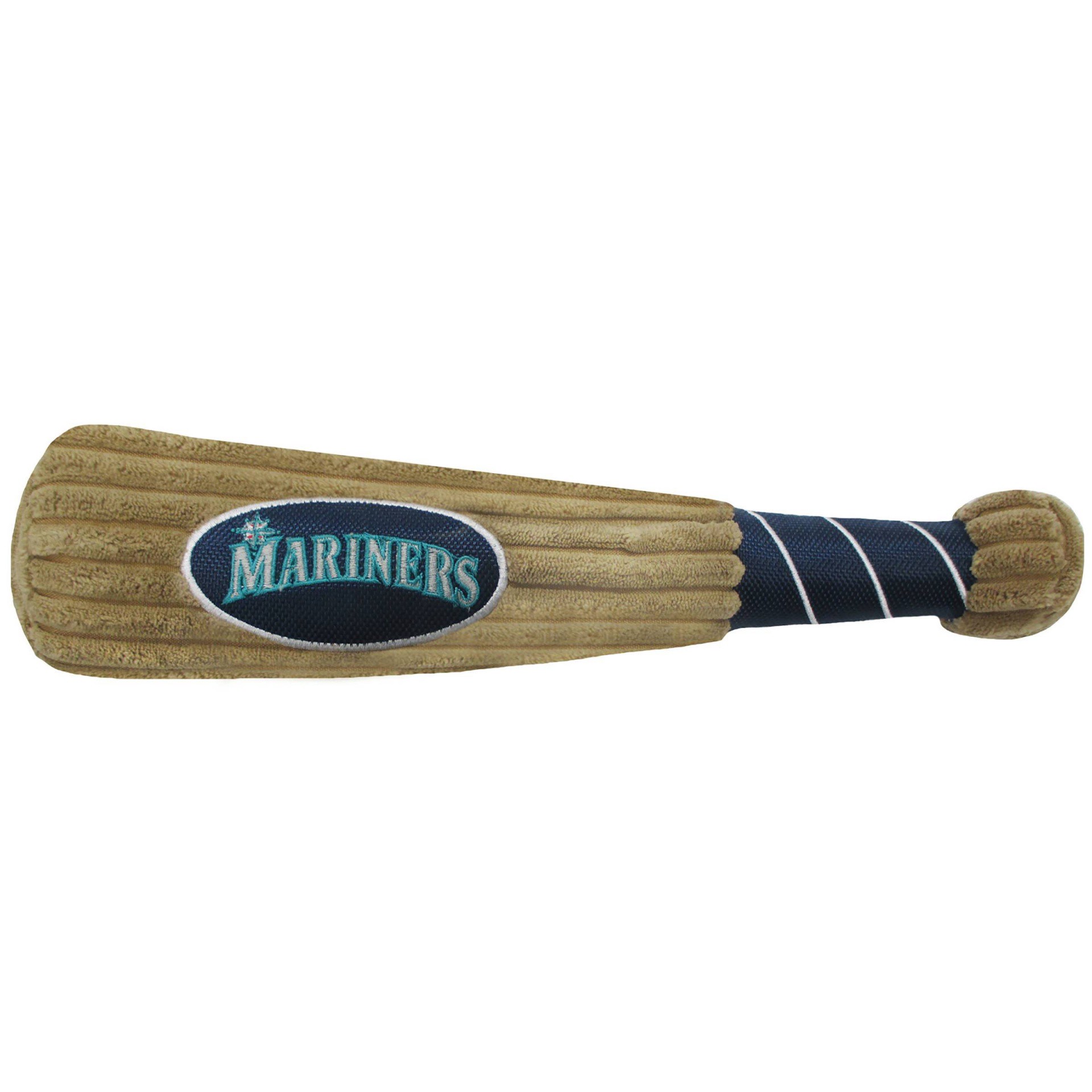 slide 1 of 1, Pets First MLB Seattle Mariners Baseball Bat Toy, LG