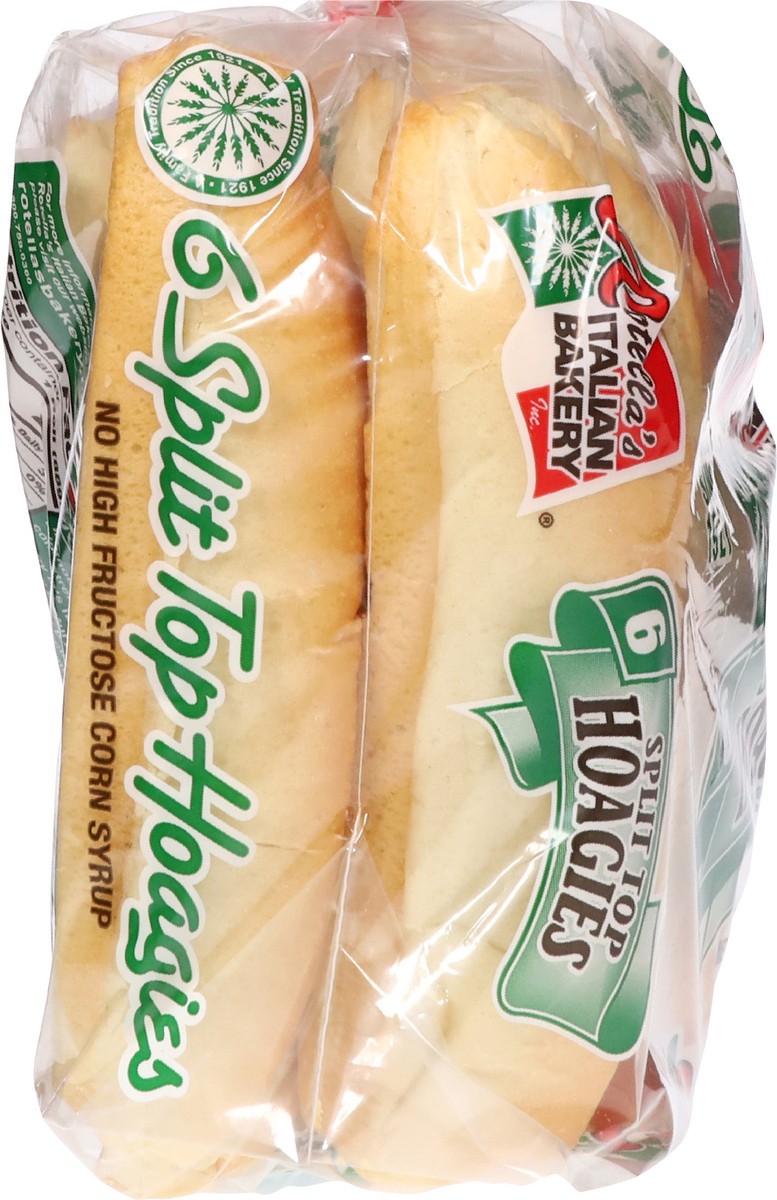 slide 4 of 14, Rotella's Italian Bakery Inc. Split Top Hoagies 6 ea, 6 ct