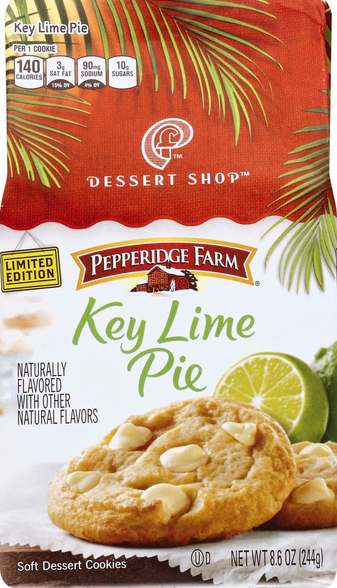 slide 4 of 5, Pepperidge Farm Dessert Shop Key Lime Pie Cookies, 8.6 oz