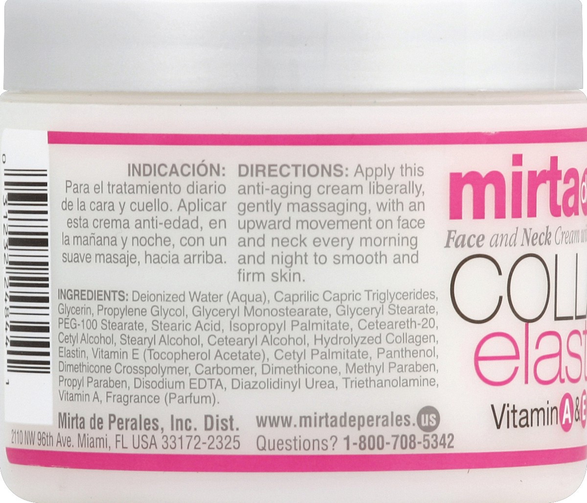 slide 4 of 4, Mirta De Perales Elastin Collagen Face Cream, 4 oz