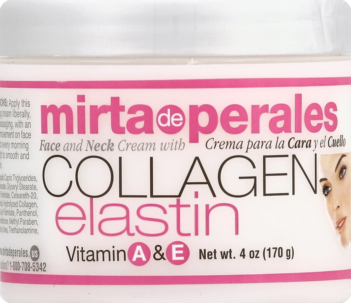 slide 3 of 4, Mirta De Perales Elastin Collagen Face Cream, 4 oz