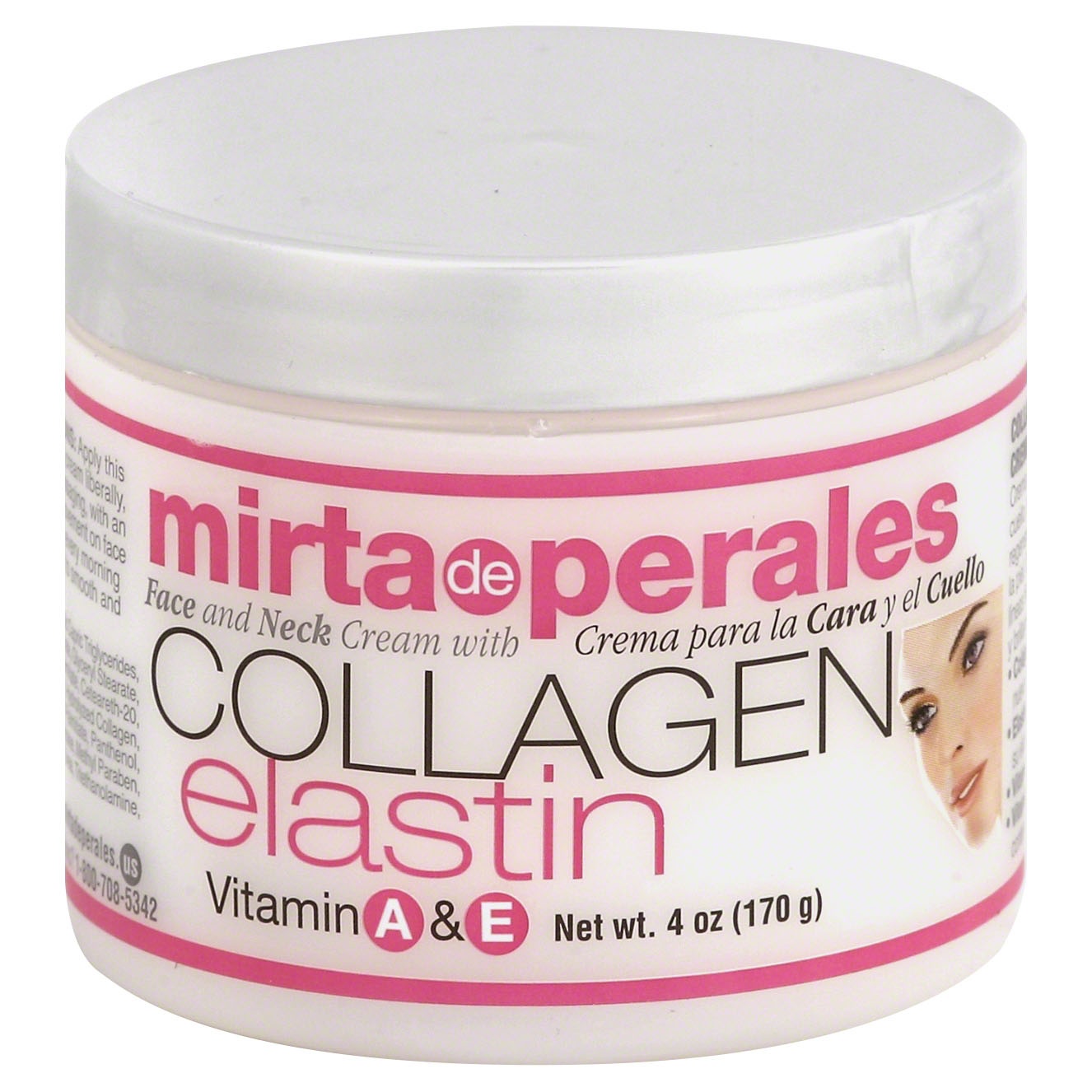 slide 1 of 4, Mirta De Perales Elastin Collagen Face Cream, 4 oz