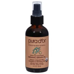 PURA D'OR Professional Organic Argan Oil 4 fl oz