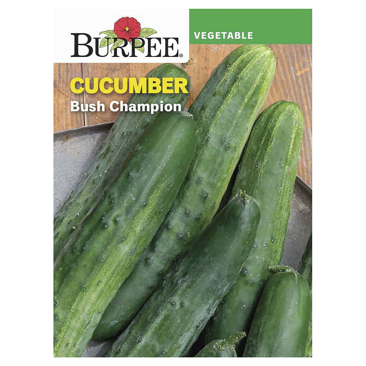 slide 1 of 5, Burpee Cucumber Bush Champion Seeds, 1 ct