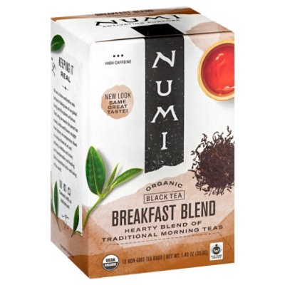slide 1 of 1, Numi Organic Black Tea Breakfast Blend 18 Count - 1.4 Oz, 18 ct