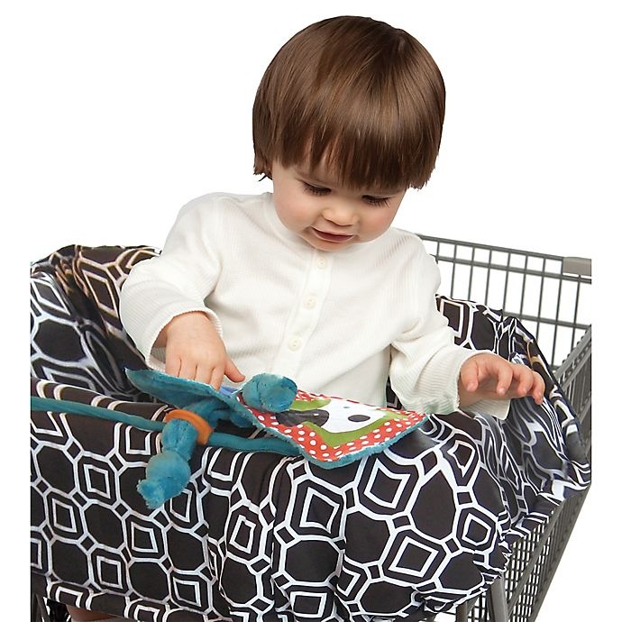 slide 2 of 4, Boppy City Squares Grocery Cart Cover, 1 ct