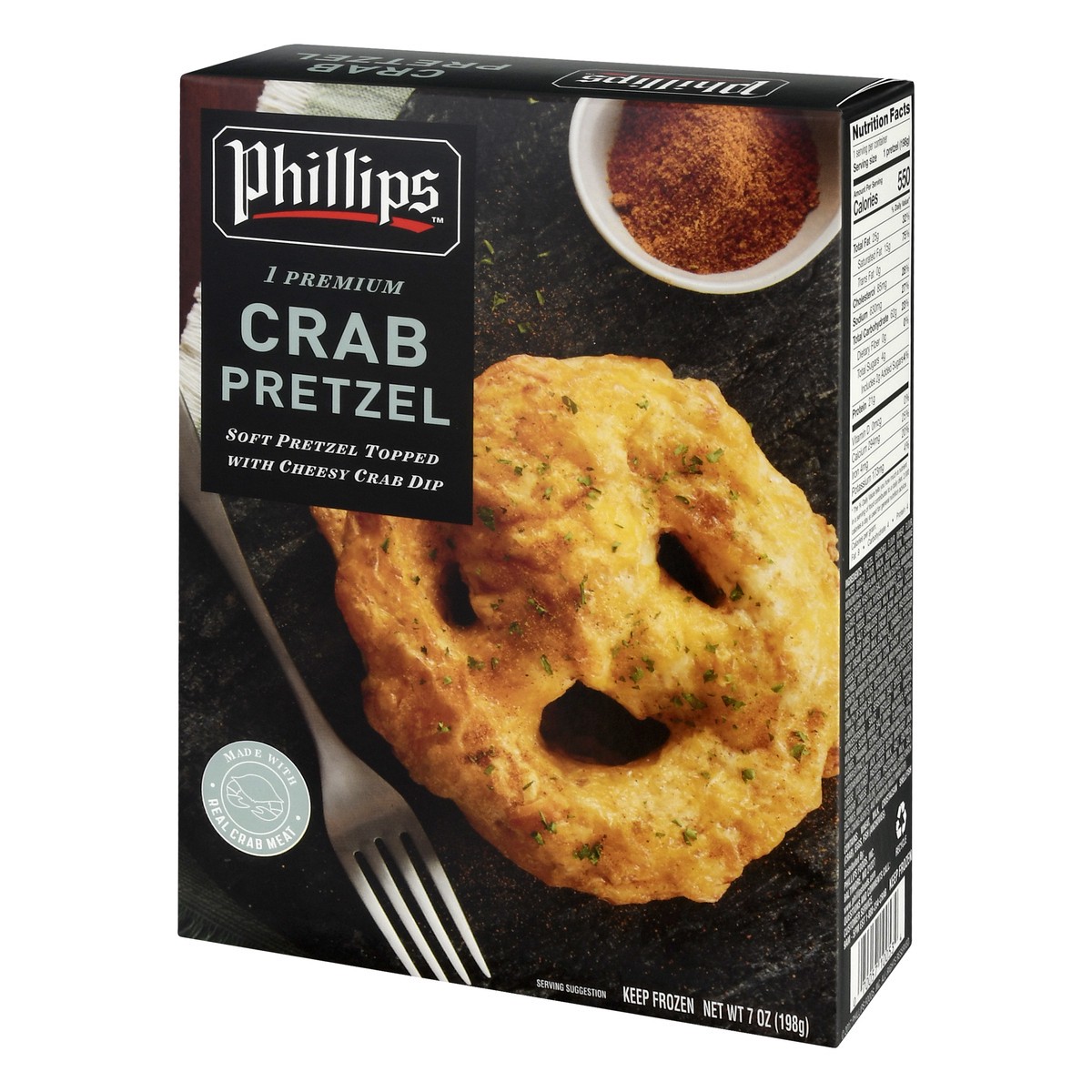 slide 3 of 9, Philips Premium Crab Pretzel 1 oz, 1 oz