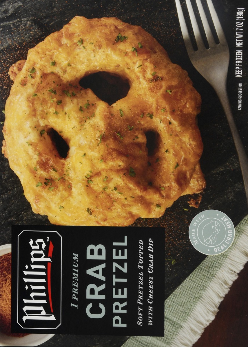 slide 6 of 9, Philips Premium Crab Pretzel 1 oz, 1 oz