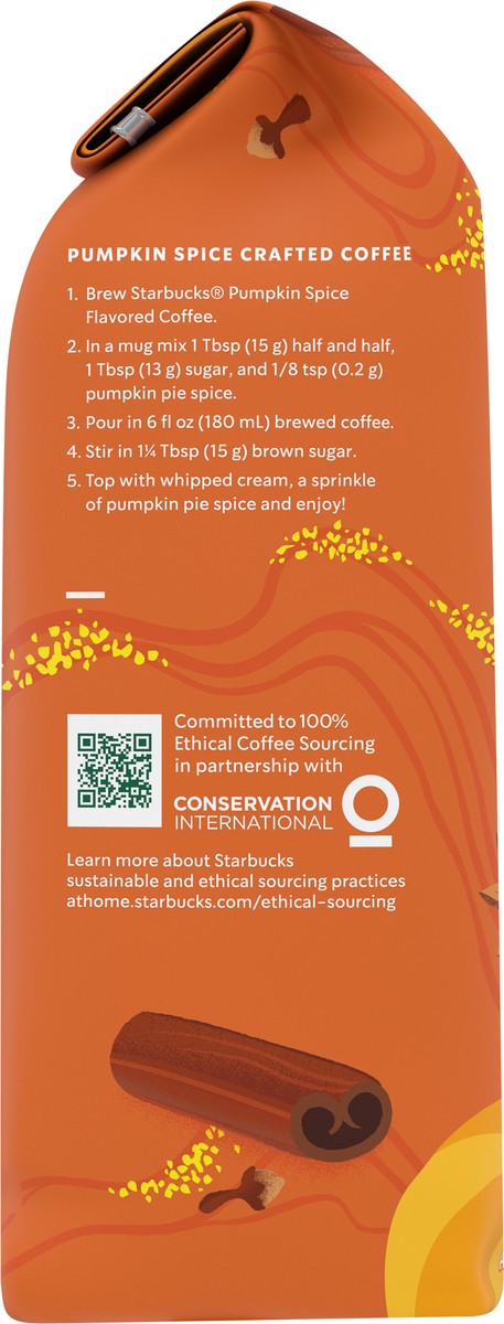 slide 7 of 9, Starbucks Ground Pumpkin Spice Coffee 17 oz, 17 oz