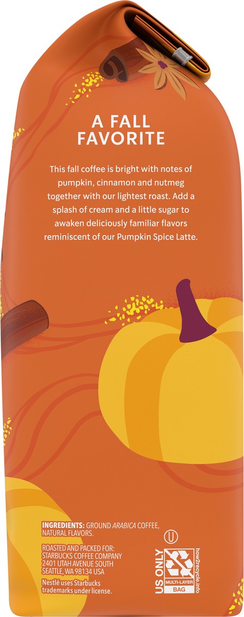slide 8 of 9, Starbucks Ground Pumpkin Spice Coffee 17 oz, 17 oz