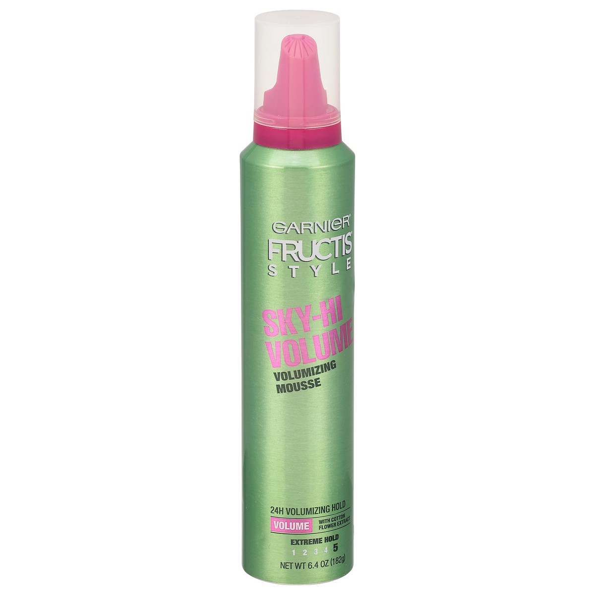 slide 2 of 4, Fructis Style Extreme Hold 5 Sky-Hi Volume Volumizing Mousse 6.4 oz, 6.4 oz