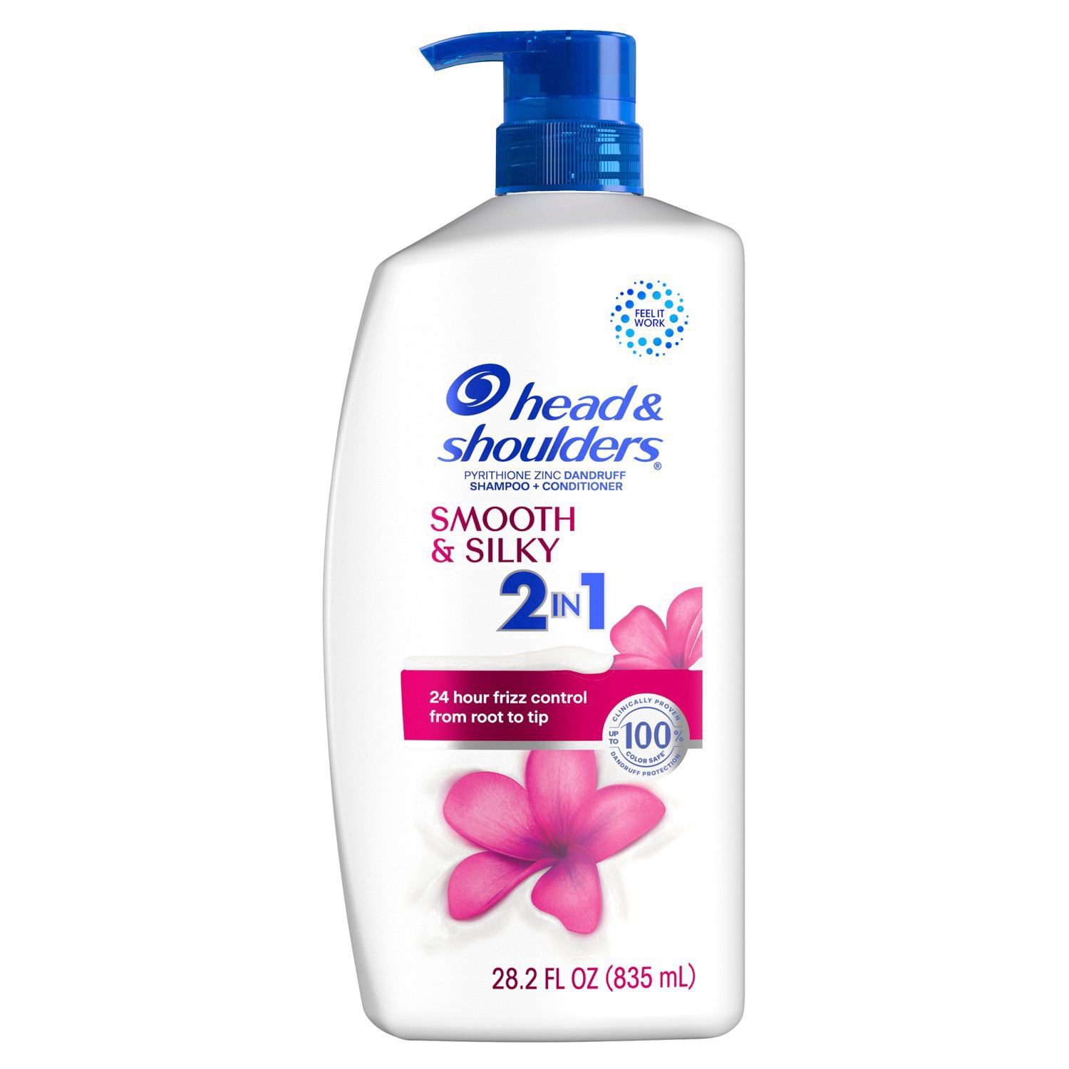 slide 19 of 33, Head & Shoulders 2-in-1 Dandruff Shampoo and Conditioner, Anti-Dandruff Treatment, Smooth and Silky for Daily Use, Paraben-Free - 28.2 fl oz, 31.4 oz