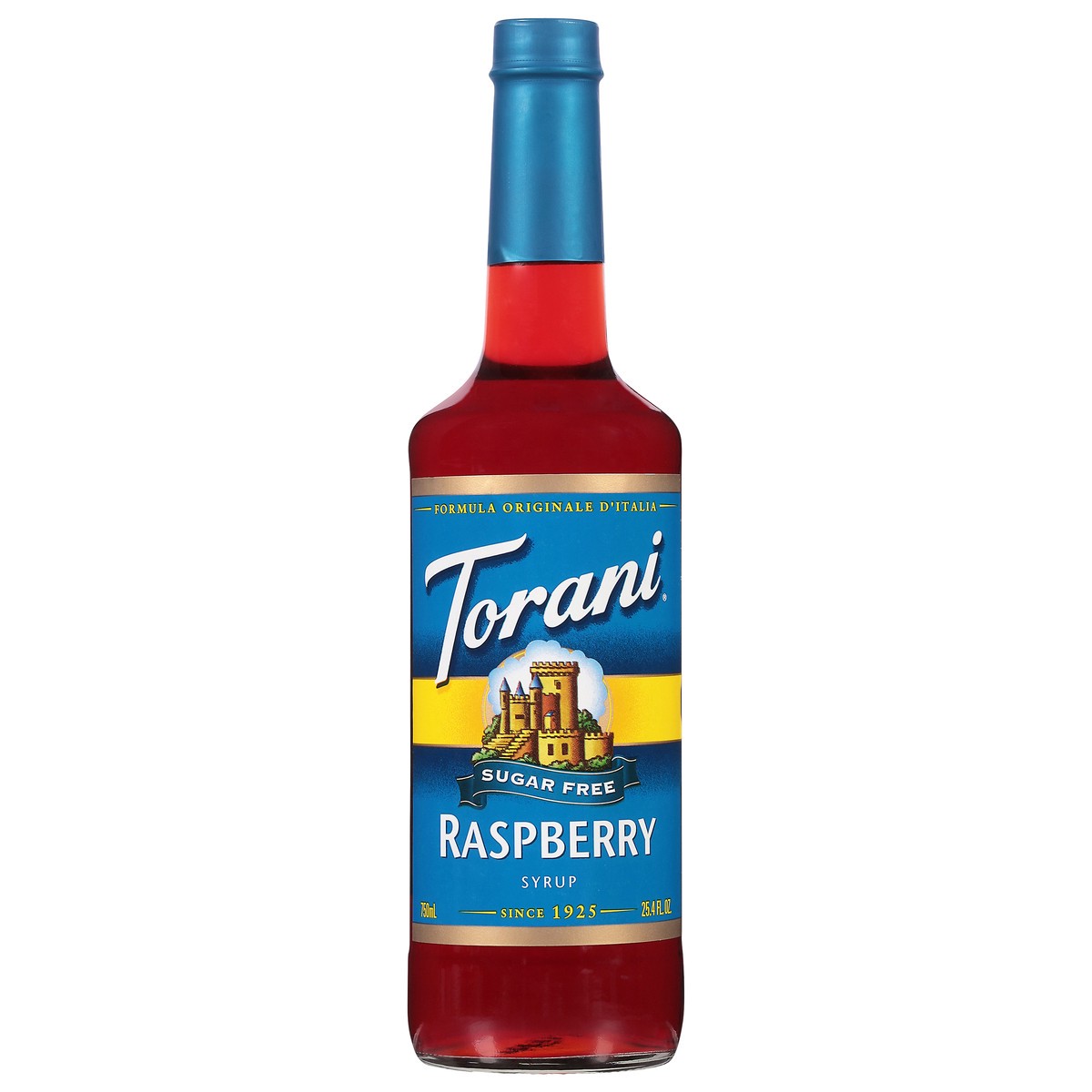 slide 1 of 13, Torani Sugar Free Raspberry Syrup 25.4 fl oz, 750 ml