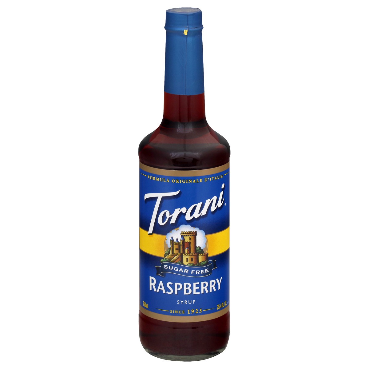 slide 7 of 13, Torani Sugar Free Raspberry Syrup 25.4 fl oz, 750 ml