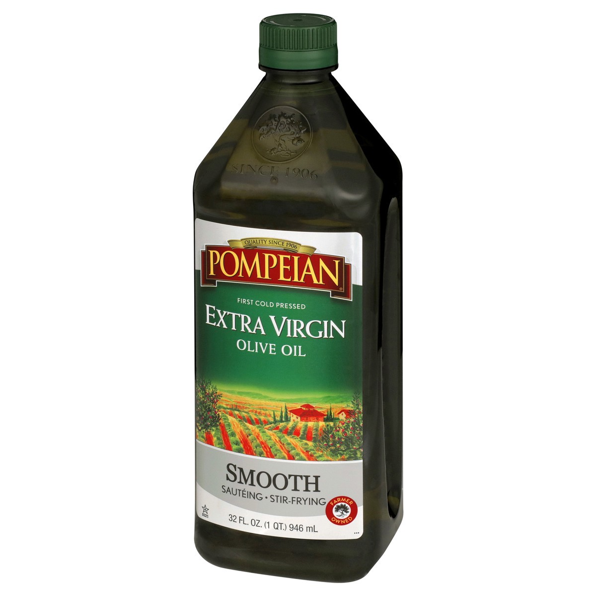 slide 3 of 9, Pompeian 32 oz Pompeian Smooth Extra Virgin Olive Oil, 32 fl oz