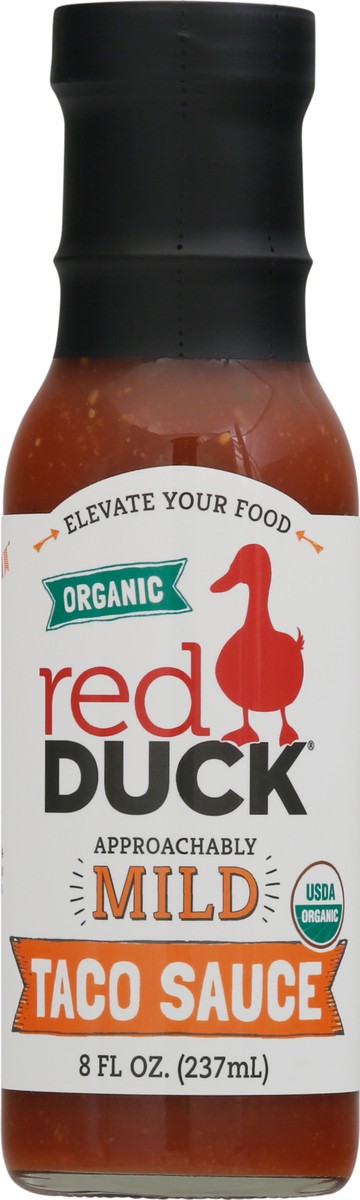 slide 2 of 9, Red Duck Organic Mild Taco Sauce 8 oz, 8 oz