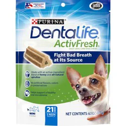 Purina DentaLife ActivFresh Daily Oral Care Mini Dog Chews