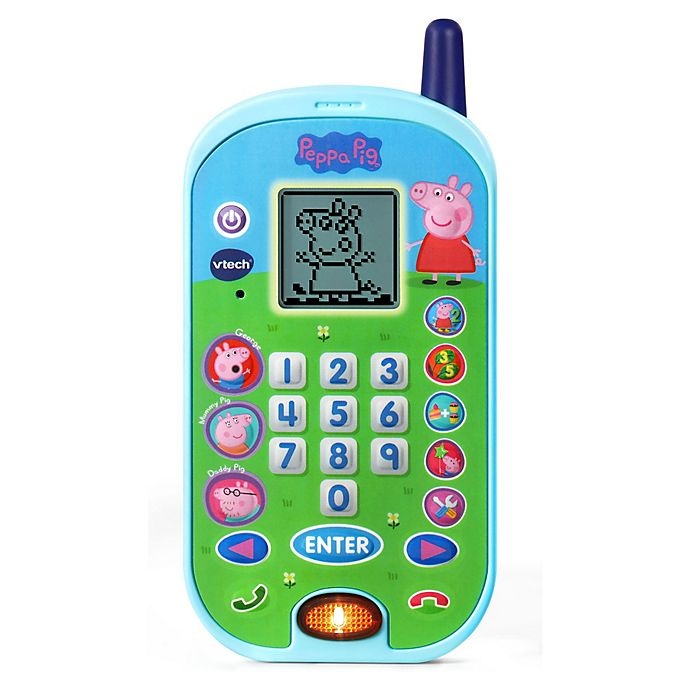 slide 1 of 5, VTech Peppa Pig Call & Learn Phone, 1 ct