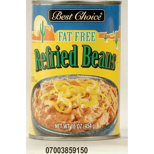 slide 1 of 1, Best Choice Fat Free Refried Beans, 16 oz