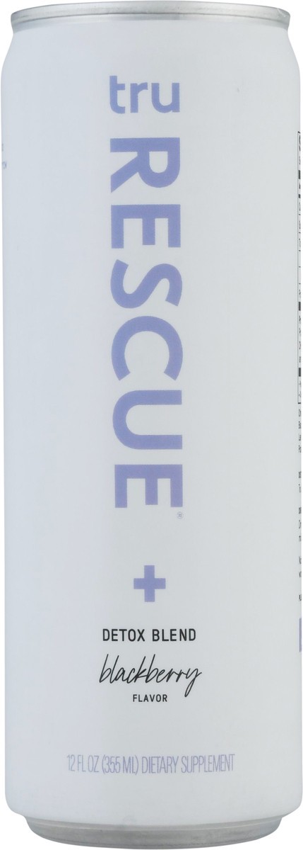 slide 7 of 9, Tru Rescue + Detox Blend Blackberry Flavor Drink - 12 fl oz, 12 fl oz